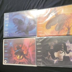 Aliens comic books 1 thru 4